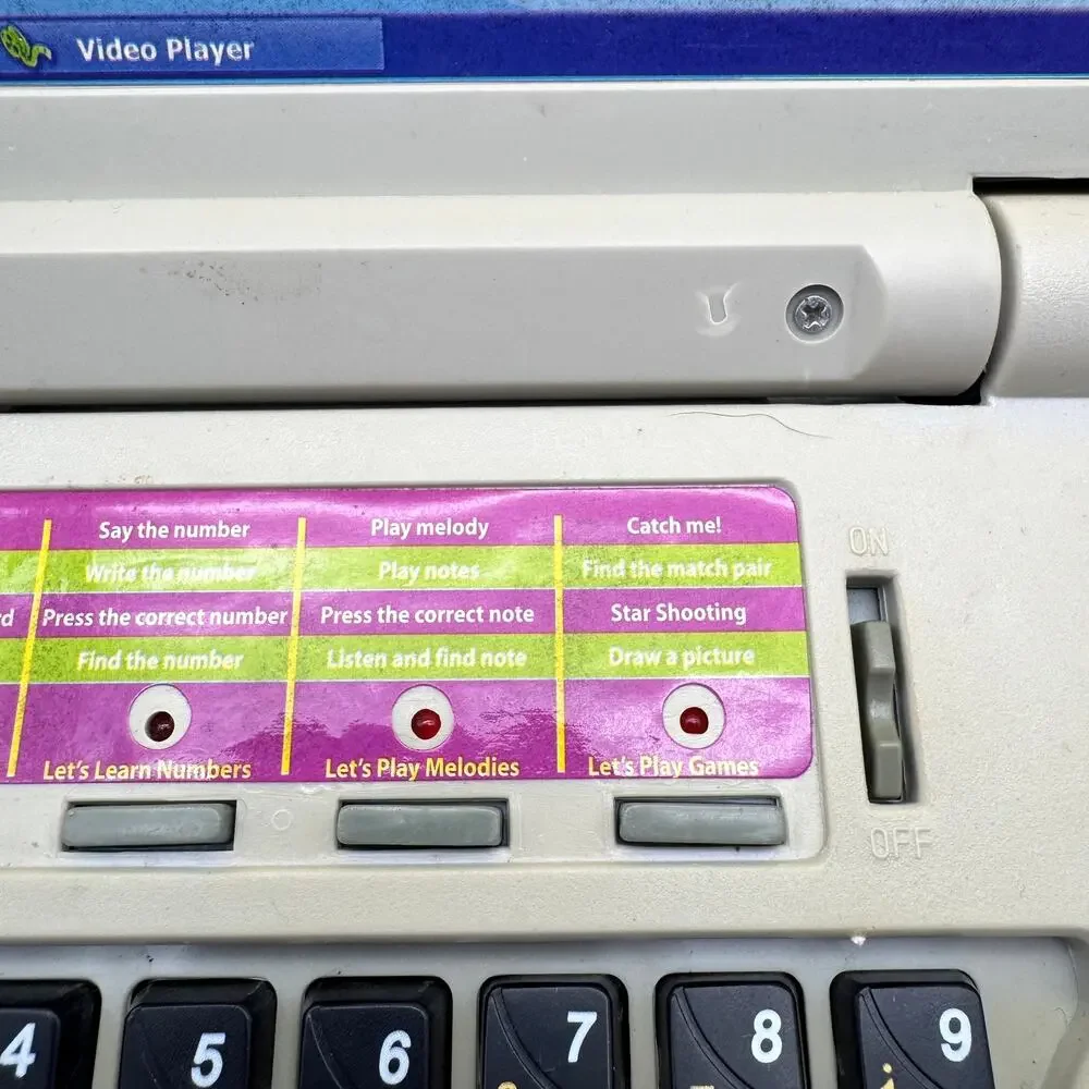 Vintage Giga Toy English Learner Laptop for Kids Tested Works